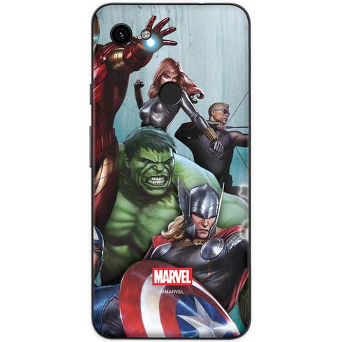 Marvel Avengers Assemble Google Pixel 3a Skin
